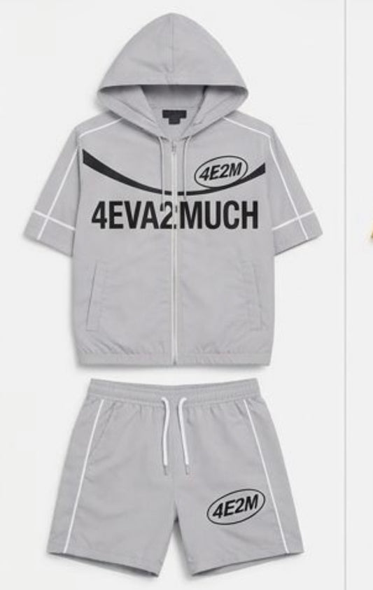 Hooded short set