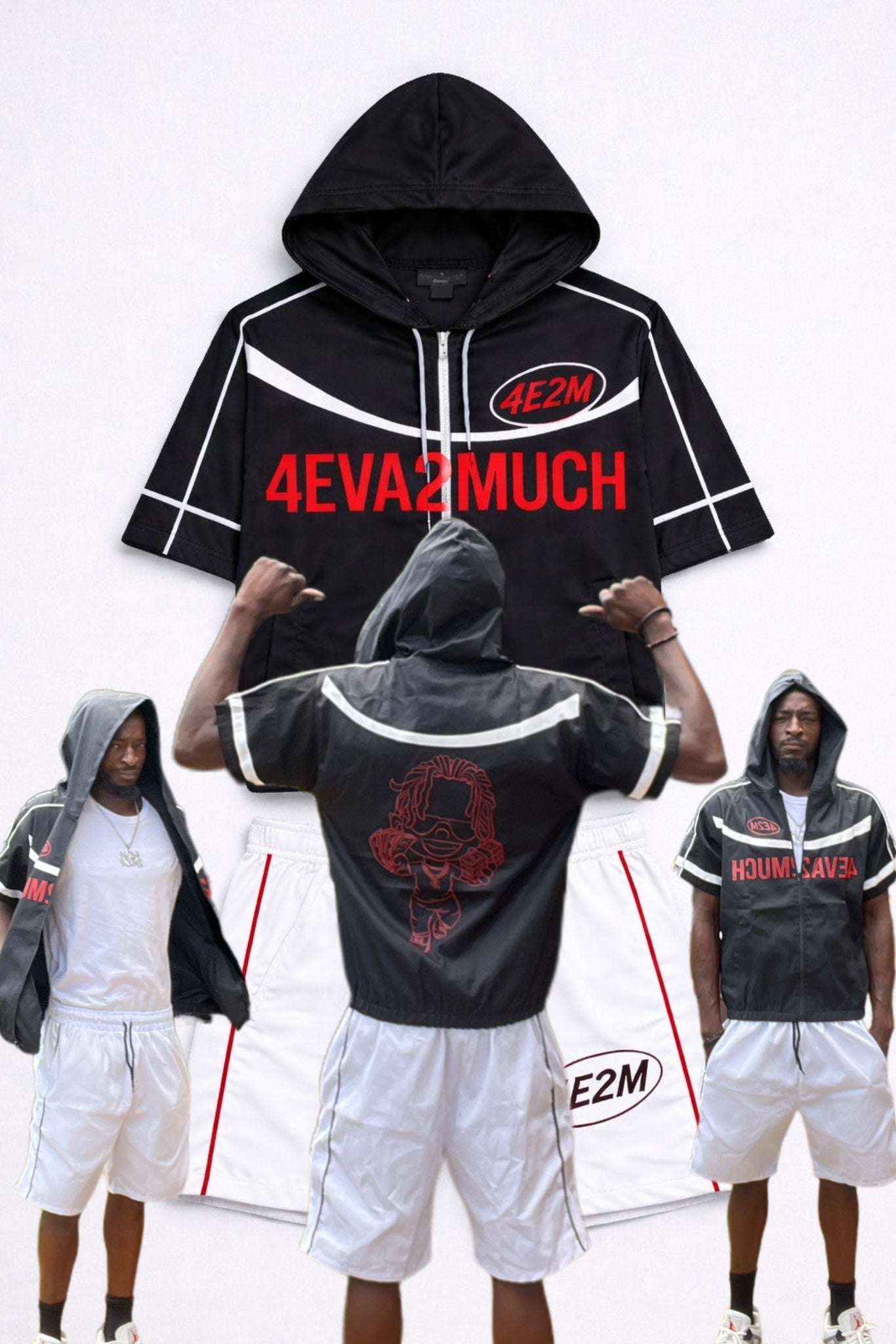 Hooded Short Set