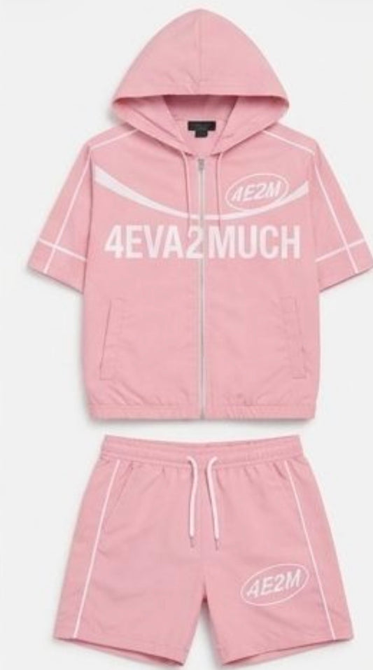 Blossom Hooded Short Set