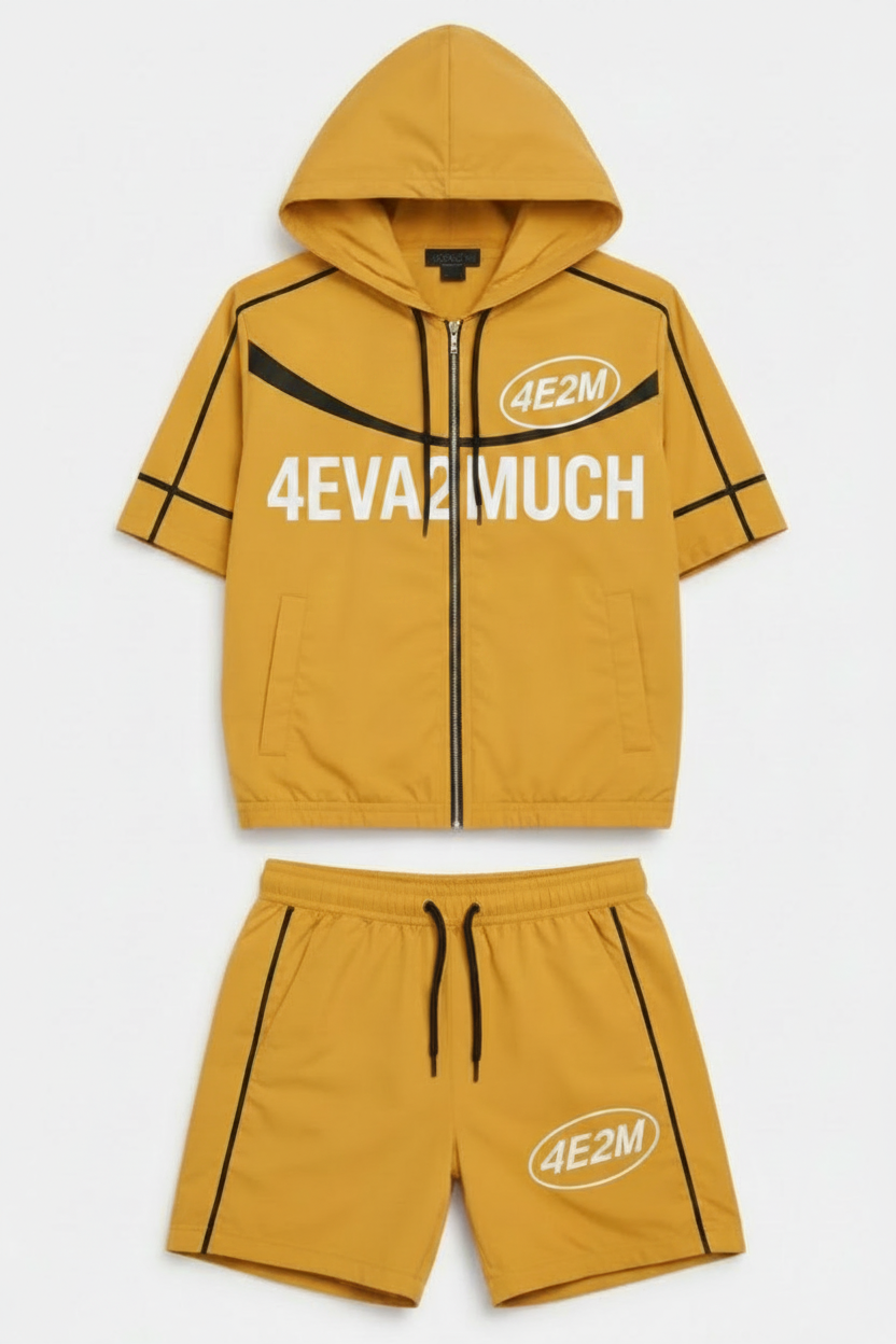 Hooded Short Set